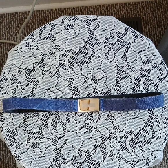 Escada | Accessories | Escada Blue And Gold Belt With  display picture 2